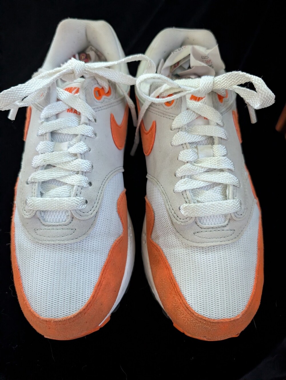 Nike Women’s White & Orange Athletic Sneakers